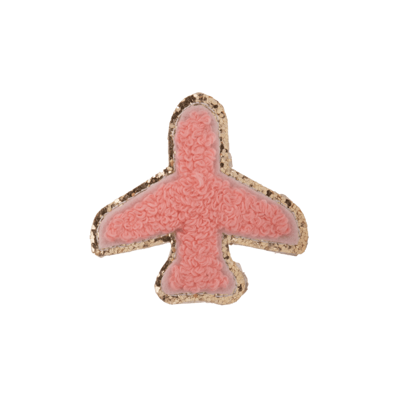 Airplane Patch 4.5cm Gold Border