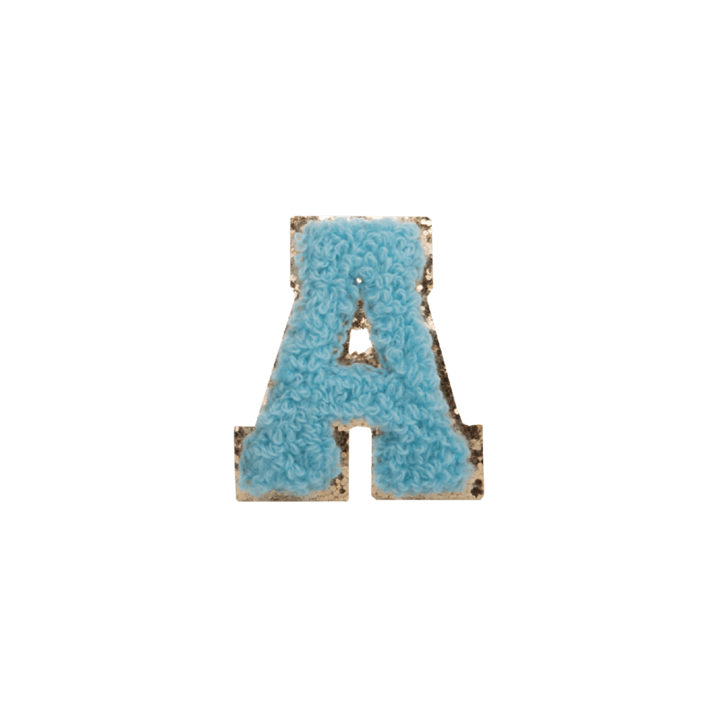 Light Blue Small Letter Patch