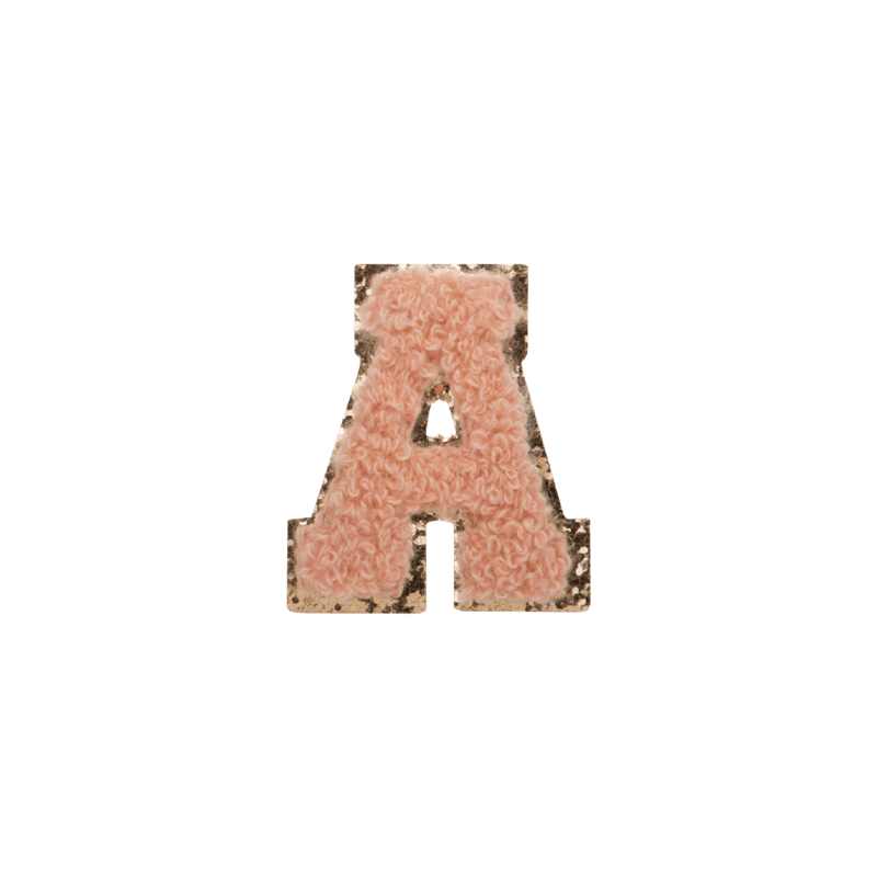 Peach Small Letter Patch