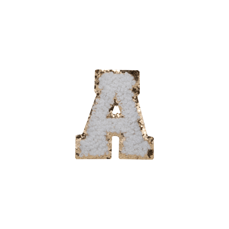 White Small Letter Patch