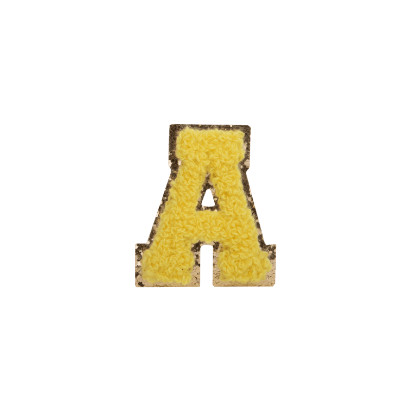 Yellow Small Letter Patch
