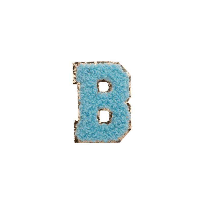 Light Blue Small Letter Patch