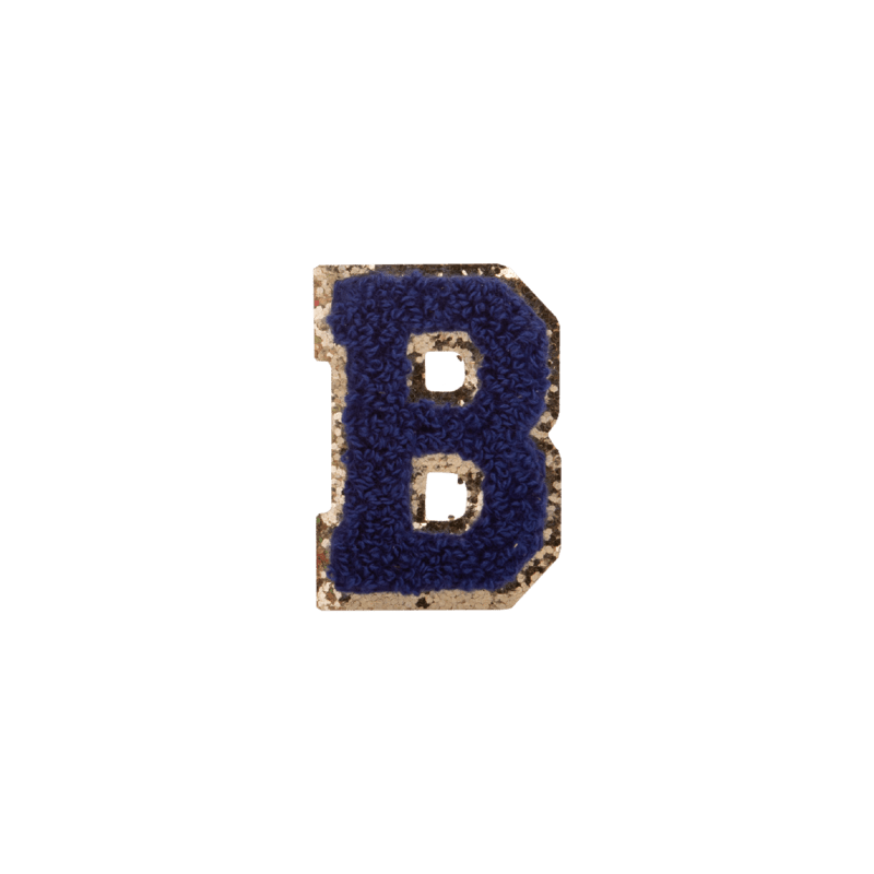Navy Blue Small Letter Patch