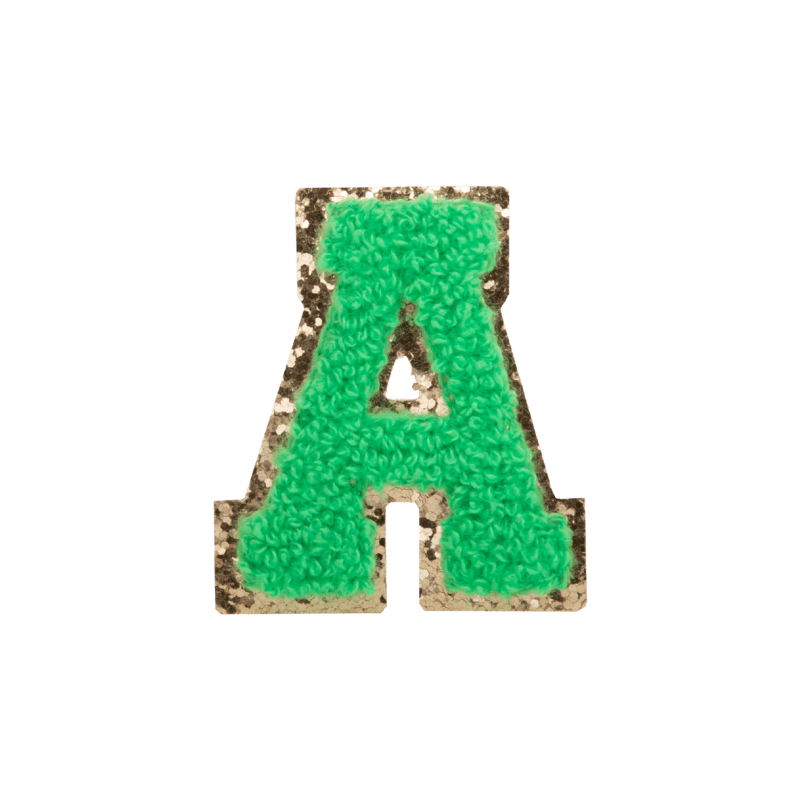 Green Large Letter Patch