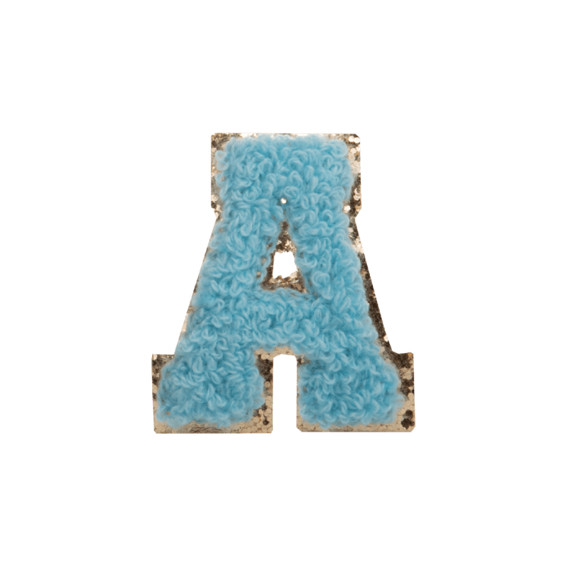 Light Blue Large Letter Patch
