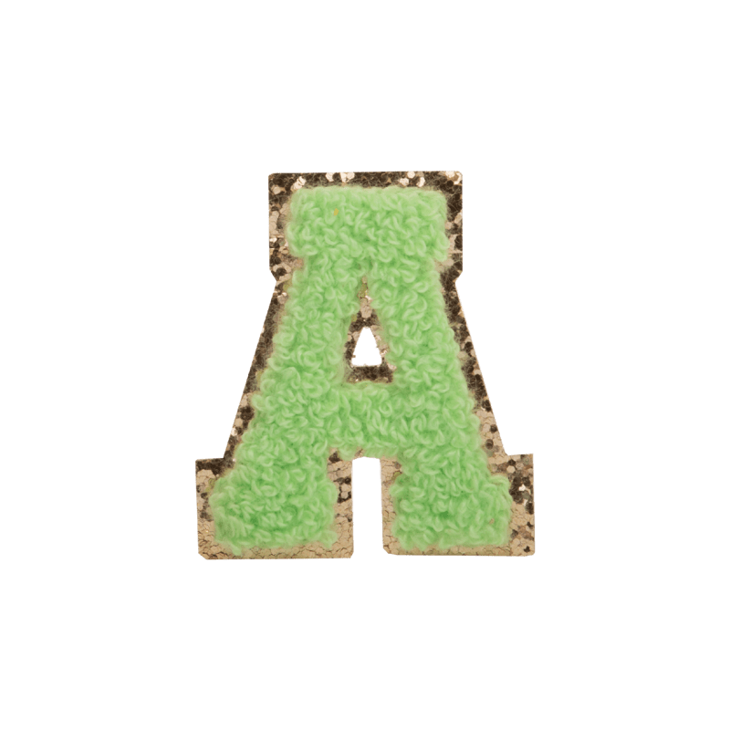 Light Green Large Letter Patch