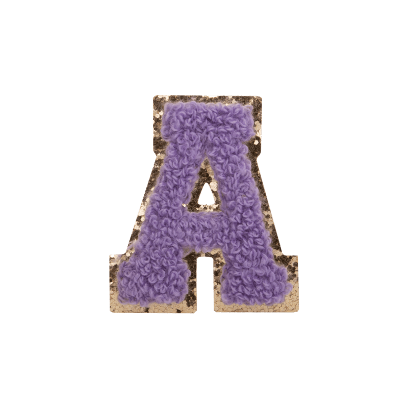 Lilac Large Letter Patch