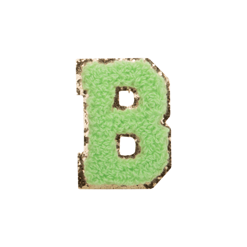Light Green Large Letter Patch